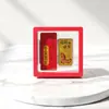 Adesivo de Celular Dourado Colorido do Ano do Cavalo para Riqueza e Fortuna Instantâneas, Presente Cartoon de Ouro Puro 999