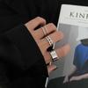 Anillo de Moda Simple Transfronterizo Europeo y Americano Conjunto para Mujeres Nicho Hip-Hop Hombres Personalizado Joyería de Gama Alta Venta al por Mayor Conjunto de 12 Piezas