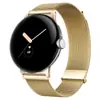 Compatible con Google Pixel Watch 5, correa magnética de acero milanés de dos secciones para Pixel 3/4