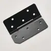 Bisagra Irregular Negra Moderna Minimalista Accesorios para Maletas Bisagra Bisagra Plana Accesorios para Mesa Plegable Muebles