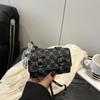Bolso de Moda Simple de Color Sólido de Alta Calidad para Mujer, Nuevo Modelo Verano 2026, Bolso Cruzado Pequeño de Hombro con Letras Estampadas