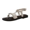 Sandálias Romanas de Solado Macio de Nicho para Mulheres, Novo Lançamento Verão 2026, Chinelo Versátil de Moda Casual, Calçado de Praia