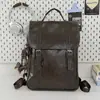 Mochila universitária estilo retrô britânico, adequada para estudantes universitários, pessoas que se deslocam para o trabalho e funcionários de escritório, com fecho de aba e projetada para acomodar um laptop.