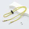 Cuerda de gafas de poliéster colorida, cuerda elástica ajustable para gafas, cordón de gafas de sol deportivo anti-caída anti-pérdida, cuerda a prueba de viento
