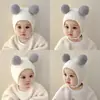Gorro de Bebé Primavera y Otoño Algodón Protección para Orejas Gorro Fetal Gorro de Invierno para Bebé Lindo Súper Adorable Bebé Estilo Coreano Gorro de Poner