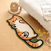Alfombra de cabecera para dormitorio transfronteriza, Alfombra de terciopelo con mechones de gatito de dibujos animados lindos, Alfombra para sala de estar, Alfombra de felpa de comercio exterior