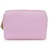 Bolsa de Cosméticos para Mujer, Popular Pu Portátil de Mano Cuadrada Impermeable Linda Bolsa de Almacenamiento de Artículos de Tocador de Viaje al por Mayor Modelo Nuevo