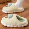 Zapatos de Algodón Unisex Cálidos de Ante para Interior y Exterior, Lindos Dibujos Animados, Pantuflas de Algodón Estilo Seta de Felpa
