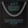 Collar de cadena cubana de hip-hop de personalidad europea y americana transfronterizo para hombre, para enviar a familiares y amigos, tarjeta de bendición, caja de regalo, joyería exquisita