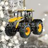 Decoraciones para Árbol de Navidad de Tractor Personalizadas Transfronterizas Colgante Plano Acrílico Adornos de Regalo Navideño