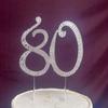 Tarjeta para pastel de boda de inserción comercio exterior más vendida accesorios para pastel de boda número grande 50 60 70 90