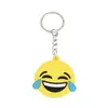 Lindo Llavero de Goma Suave de PVC con Expresión Accesorios para Mochila de Coche Accesorios de Cara Sonriente Fabricante Venta al por Mayor Colgante de Regalo Pequeño