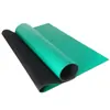 Alfombrilla de mesa antiestática banco de trabajo de taller alfombrilla de goma 3/5 mm resistente al desgaste patrón de tela subverde lámina de goma antiestática