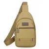 Riñonera de lona transfronteriza nueva para hombre, bolsa de pecho para hombre, mochila de moda para hombre, bolso de hombro, bolsa cruzada deportiva multifuncional