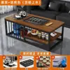 Mesa de Centro Sala de Estar Hogar Simple Moderno Oficina Mesa de Té Gongfu Juego de Té Juego Completo Mesa Integrada para Preparación de Té Simple