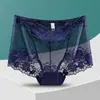 Yumei 9007 ropa interior sexy de encaje de cintura alta para mujer, tangas huecas transparentes, talla grande para gordos, 200 kg