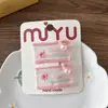 Nuevo Clip Bb para Flequillo Estilo Niña Dulce Versátil con Lazo Pasador Lateral Bordado de Niña Accesorio para el Cabello