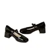 Zapatos pequeños de cuero estilo Mary Jane retro para mujer, nuevo estilo francés de otoño 2026, zapatos de mujer modernos y ligeros