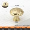 Tirador ovalado de un solo orificio con forma de huevo de paloma, estilo nórdico, dorado, negro, para armario, mueble, redondo, pequeño.
