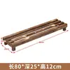 Estante para flores de madera maciza, banco, banco largo, muebles de sala, independiente, de un solo nivel, balcón exterior, madera anticorrosión, almacenamiento tipo escalera