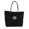 Sacola de lona de grande capacidade estilo coreano Bolsa de compras portátil de saída feminina casual para todos os jogos Bolsa de ombro