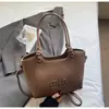 Bolso de Mano Transfronterizo de Gran Capacidad para Mujer 2025 Nuevo Estilo Coreano Moderno Versátil Bolso Tipo Cubo de Moda Bolso Bandolera de Un Solo Hombro