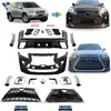 Adequado para Rav4 2009-2012 Upgrade para Lexus Lx570 Facelift Kit de Carroceria para Para-choque Dianteiro e Traseiro