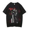 Camiseta Anime Berserk Verão Feminina Manga Curta Estampada Top 2025 Moda Camiseta Roupa de Fã Camiseta Gráfica Y2