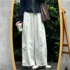 2075 Pantalones de Maternidad Nuevos con Cordón, Pantalones de Corte Curvo para Otoño, Pantalones Anchos Casuales Sueltos, Pantalones Largos Adelgazantes y Versátiles