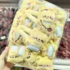 Celebridad de Internet Lindo Oso de Mantequilla Peludo de Peluche Dibujos Animados Pinza Grande para el Cabello para Niños, Pasador para el Cabello de Niña para Flequillo