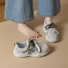 Nuevas zapatillas de correr transpirables versátiles 2026, zapatillas casuales estilo coreano con cordones, zapatillas deportivas de otoño para mujer