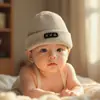 Gorros Cálidos de Otoño e Invierno para Niños y Niñas, Gorros de Lana Tejida, Gorros de Punto con Protección para las Orejas, Gorros para Bebé, Sencillos y de Moda
