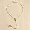 Collar Cruzado en Y Transfronterizo Europeo y Americano para Mujer, Cadena para Clavícula con Borla de Colgante Redondo de Nicho, Accesorio de Cadena en Capas Personalizado