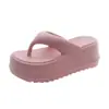 Artículo más vendido transfronterizo: Chanclas de Tacón Alto y Plataforma de 7 cm para Mujer, Sandalias y Chanclas de Playa de Eva Antideslizantes y de Suela Suave