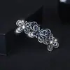 Presilha Pequena de Cristal Retrô Grampo de Mola Feminino Grampo Bico de Pato Acessório de Cabelo Clip para Rabo de Cavalo Traseiro Adulto