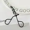 Herramienta rizadora de pestañas negra ultra gran angular de larga duración, rizador de pestañas plateado, venta al por mayor del fabricante