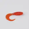 Atacado Isca de Silicone com Cauda Enrolada e Rosca Minhoca de Cauda Única Isca Artificial Biônica Isca de Pesca Equipamento de Pesca