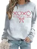 Mi half valentineshirts womens love hearts sweatshirt pink va