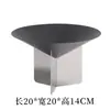 Plato de Frutas en Forma de Embudo Metálico Creativo Moderno Simple Plato de Almacenamiento Sala de Estar Mesa de Café Comedor Escritorio Adornos Decorativos de Lujo Ligero