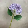 Sensação Elegante 3D 72 Peças Hortênsia Decoração de Casa Arranjo Floral de Casamento Sensação de Flor Artificial Cola Macia Hortênsia Artificial