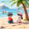 Novo Casal Apaixonado Micro Paisagem Desktop DIY Acessórios Bola de Cristal Coração Fofo Feminino Presente Enfeites de Casal