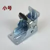 Bisagra Auto-Bloqueante Pequeña de 90 Grados, Hebilla Plegable de Ángulo Recto, Accesorios de Ferretería para Muebles de Mesas y Sillas, Bisagra Plegable Soldada de Acero Inoxidable