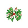 Acessórios de cabelo de Natal para Crianças da Amazon novo Laço estampado de Boneco de Neve de Natal Sino grampo de cabelo de feriado para meninas 640