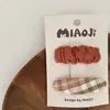 Par de pasadores BB cuadrados y ovalados básicos para niños, pasador para bebé, pinza para flequillo
