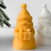 Jiahui Mei Velas de Papai Noel Molde de Silicone DIY Natal Artesanal Difusor de Aromaterapia Pedra de Vela Lembrança