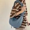 Bolsa de dumpling estilo Ins, bolsa transversal casual masculina, bolsa de viagem estilo coreano, bolsa para aula de estudante universitário, bolsa feminina da moda