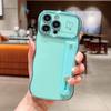 Funda para teléfono Samsung A15 con diseño de ola y ventana grande, doble amor galvanizado S24 para A55, pulsera, funda protectora anticaídas A14