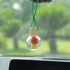 Frasco de perfume para carro pingente flor artesanal diy frasco vazio de vidro frasco de perfume direto da fábrica fragrância do carro