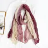 Bufanda con Protección Solar de Doble Pliegue para Mujer Verano Nueva Moda Versátil Delgada Chal para Aire Acondicionado Otoño e Invierno Doble Uso