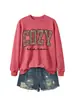 Sudadera de moda elegante para mujer, acogedora para la temporada, estampado de leopardo, talla grande, para otoño e invierno, para exportación, tienda independiente Amazon eBay